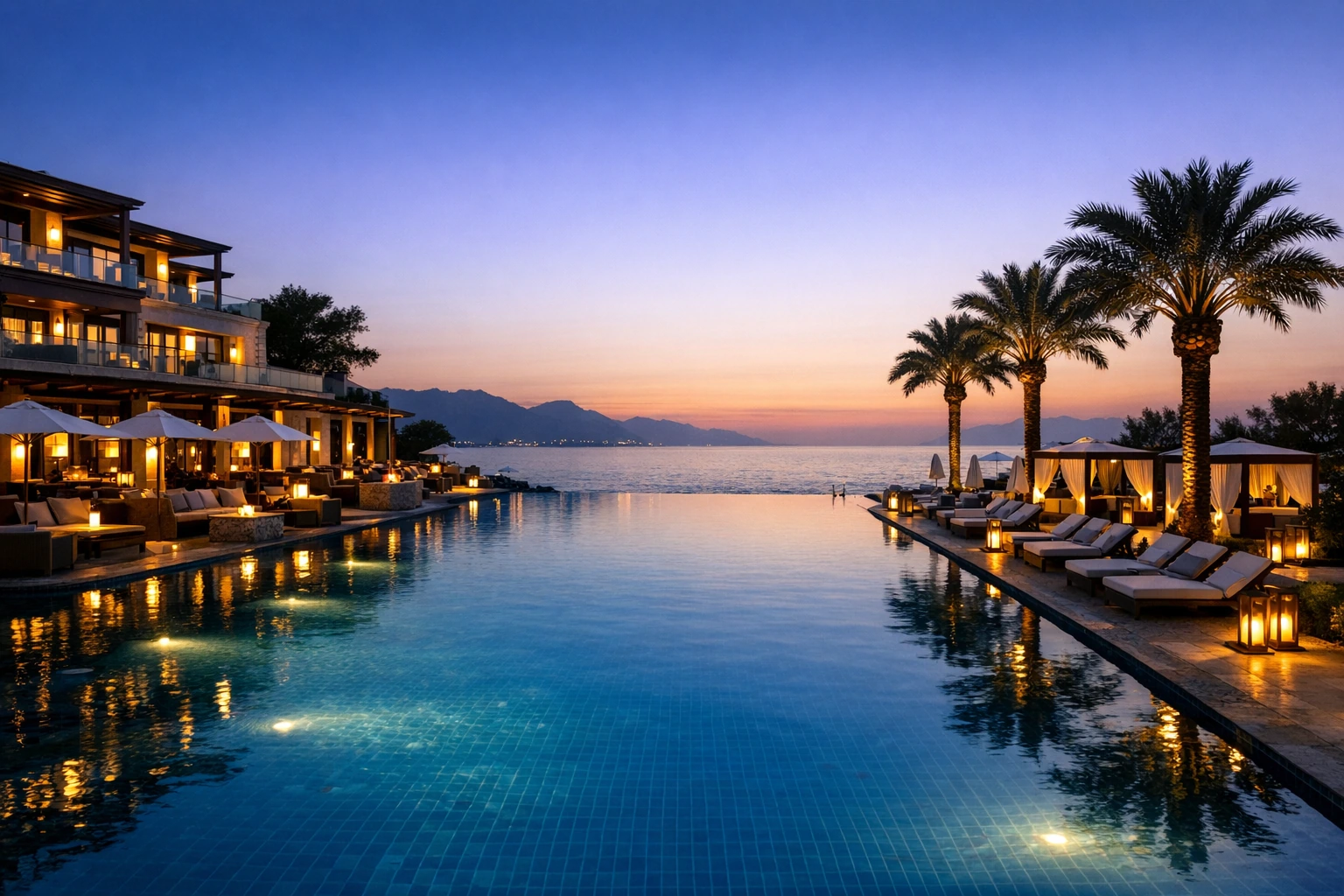 Бассейн отеля 5★ в Анталье